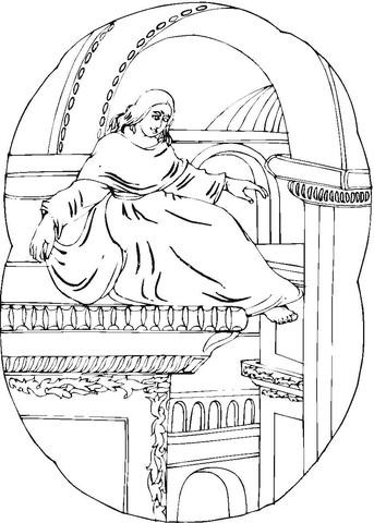 Sistine Chapel  Coloring Page